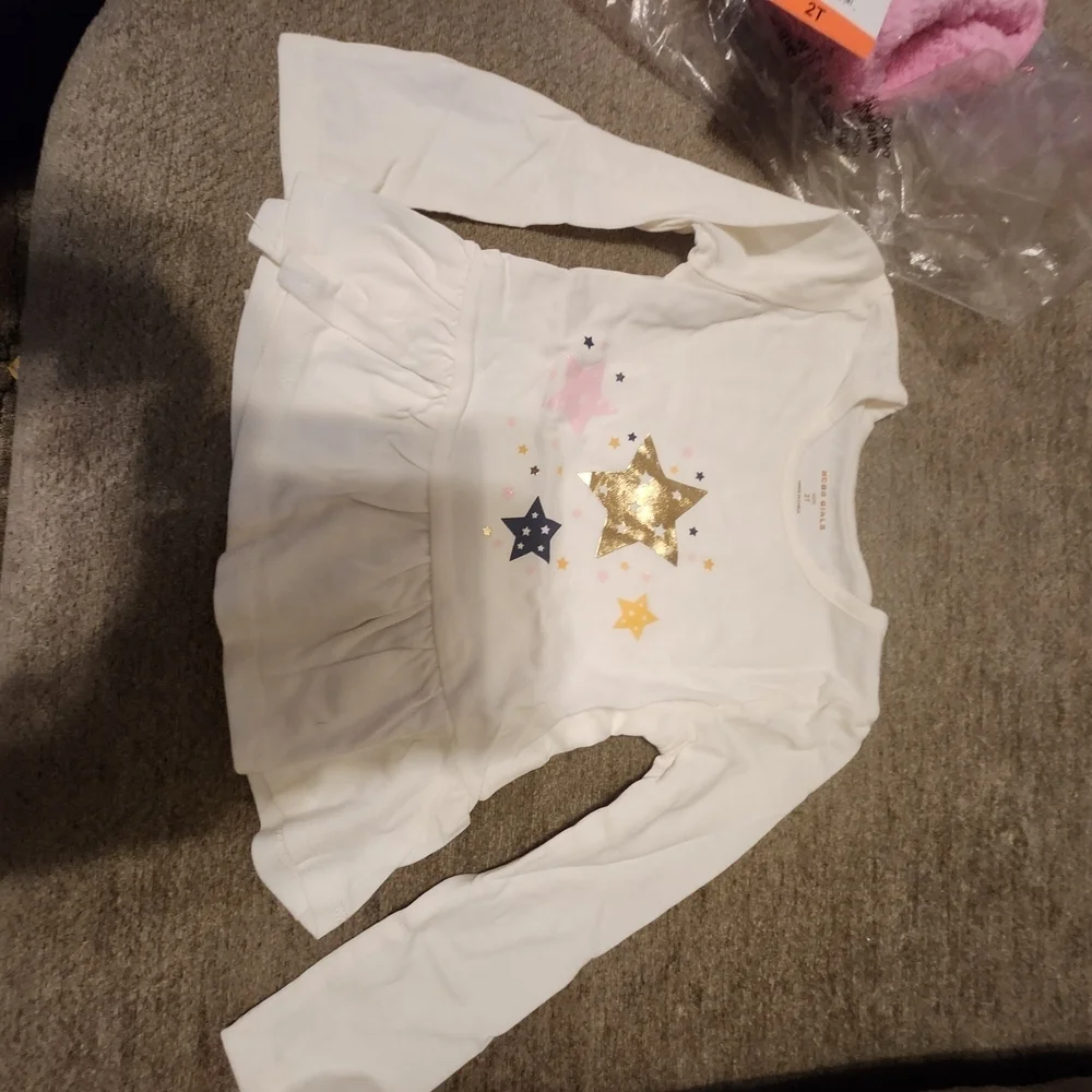 BCBGirls 3 Pc Navy Star Print & Pink Outfit